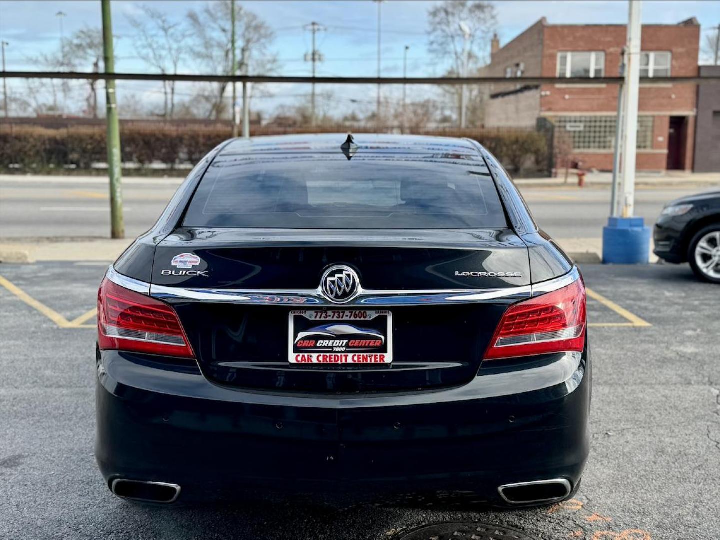 2015 BLACK Buick LaCrosse Premium Package 2, w/Leather (1G4GF5G35FF) with an 3.6L V6 DOHC 24V FFV engine, 6-Speed Automatic transmission, located at 7600 S Western Ave., Chicago, IL, 60620, (773) 918-3980, 0.000000, 0.000000 - Photo#3