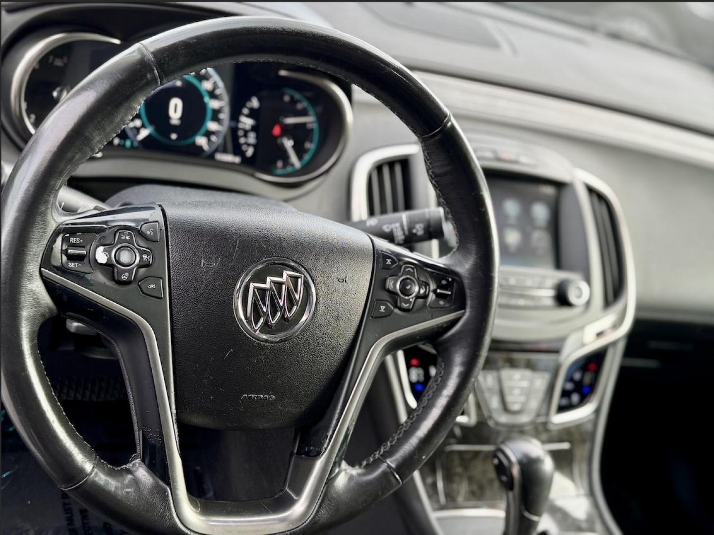 2015 BLACK Buick LaCrosse Premium Package 2, w/Leather (1G4GF5G35FF) with an 3.6L V6 DOHC 24V FFV engine, 6-Speed Automatic transmission, located at 7600 S Western Ave., Chicago, IL, 60620, (773) 918-3980, 0.000000, 0.000000 - Photo#5