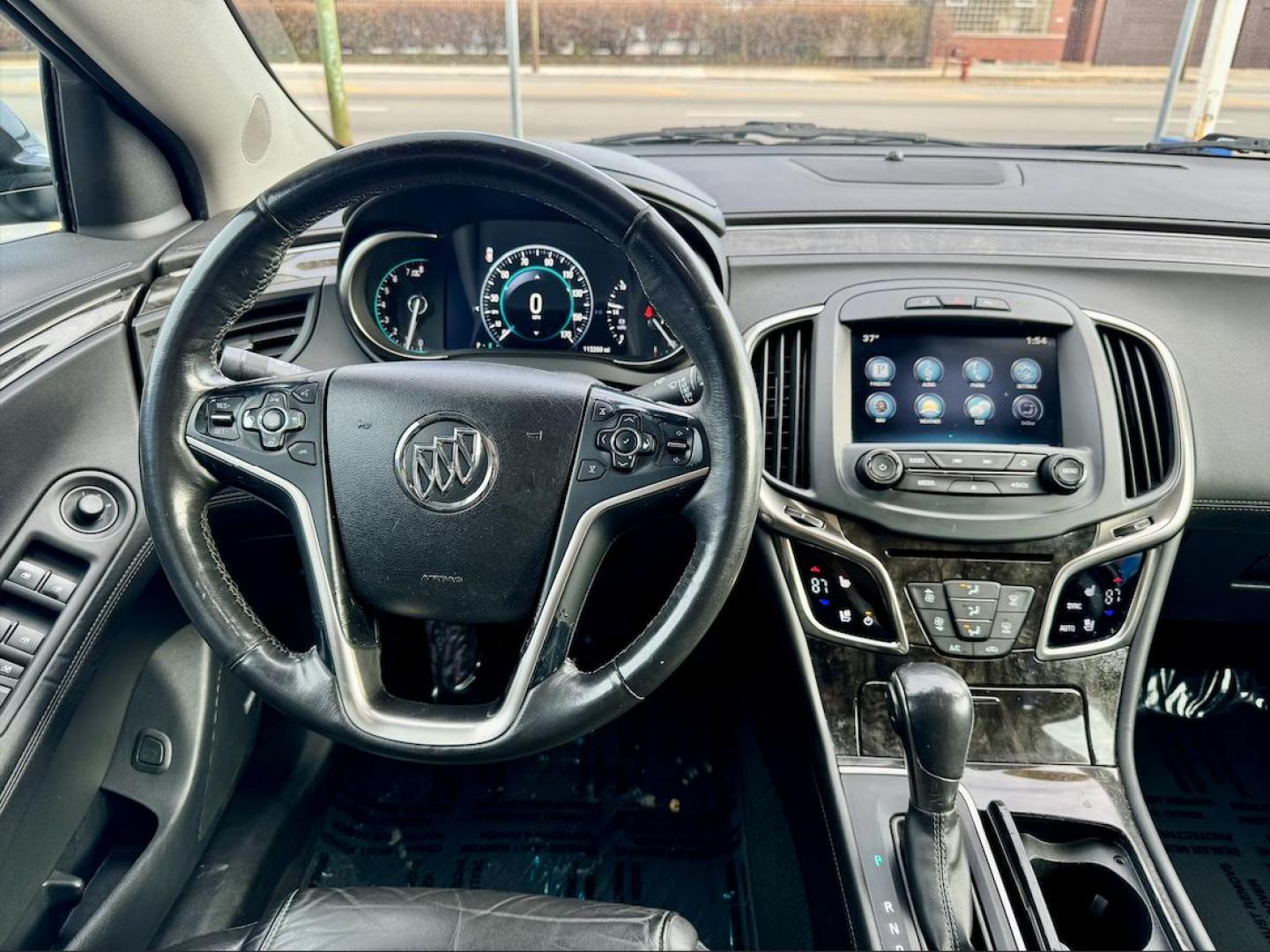 2015 BLACK Buick LaCrosse Premium Package 2, w/Leather (1G4GF5G35FF) with an 3.6L V6 DOHC 24V FFV engine, 6-Speed Automatic transmission, located at 7600 S Western Ave., Chicago, IL, 60620, (773) 918-3980, 0.000000, 0.000000 - Photo#6