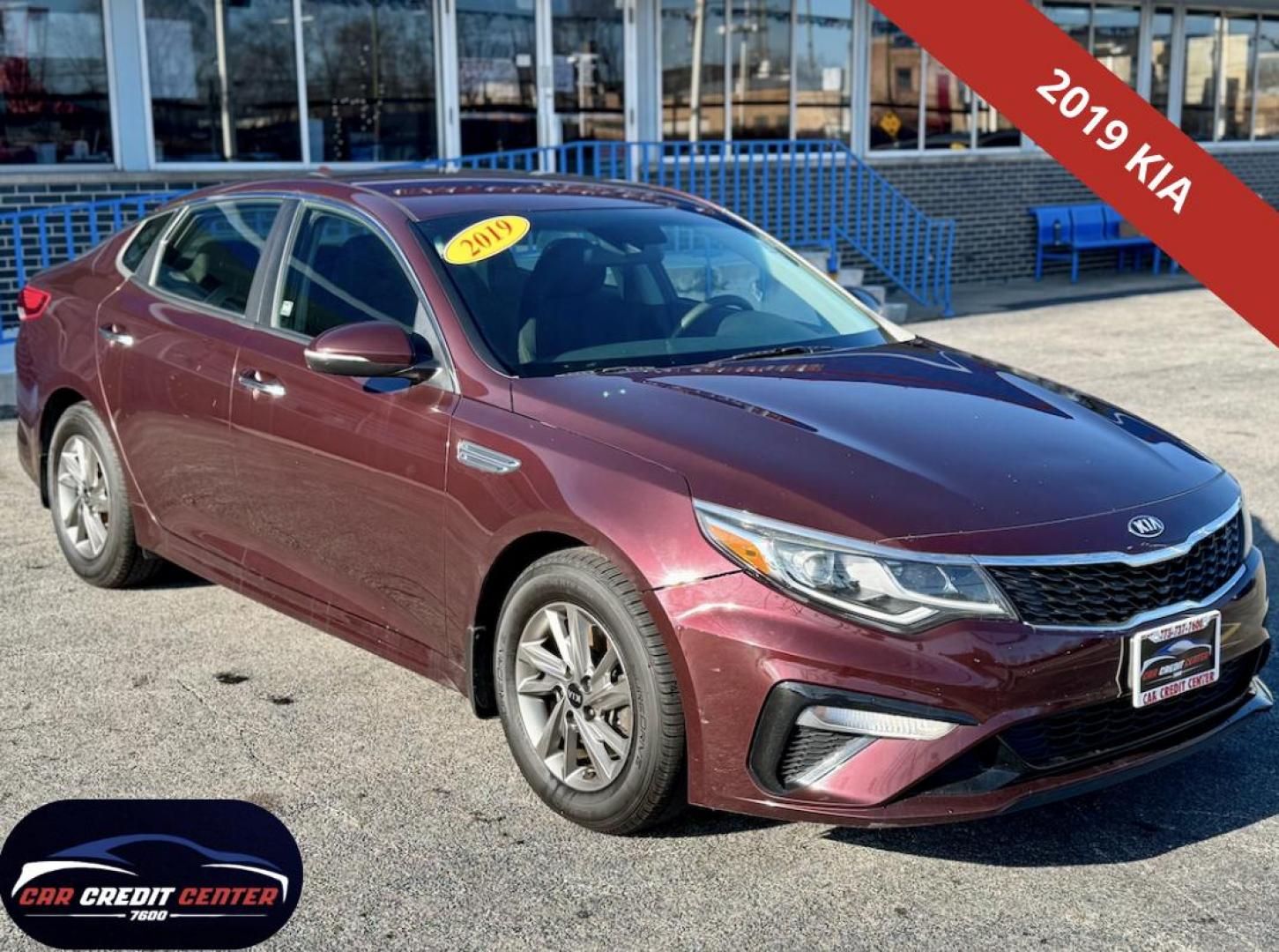 2019 PURPLE Kia Optima LX (5XXGT4L39KG) with an 2.4L L4 DOHC 16V engine, 6A transmission, located at 7600 S Western Ave., Chicago, IL, 60620, (773) 918-3980, 0.000000, 0.000000 - Photo#0