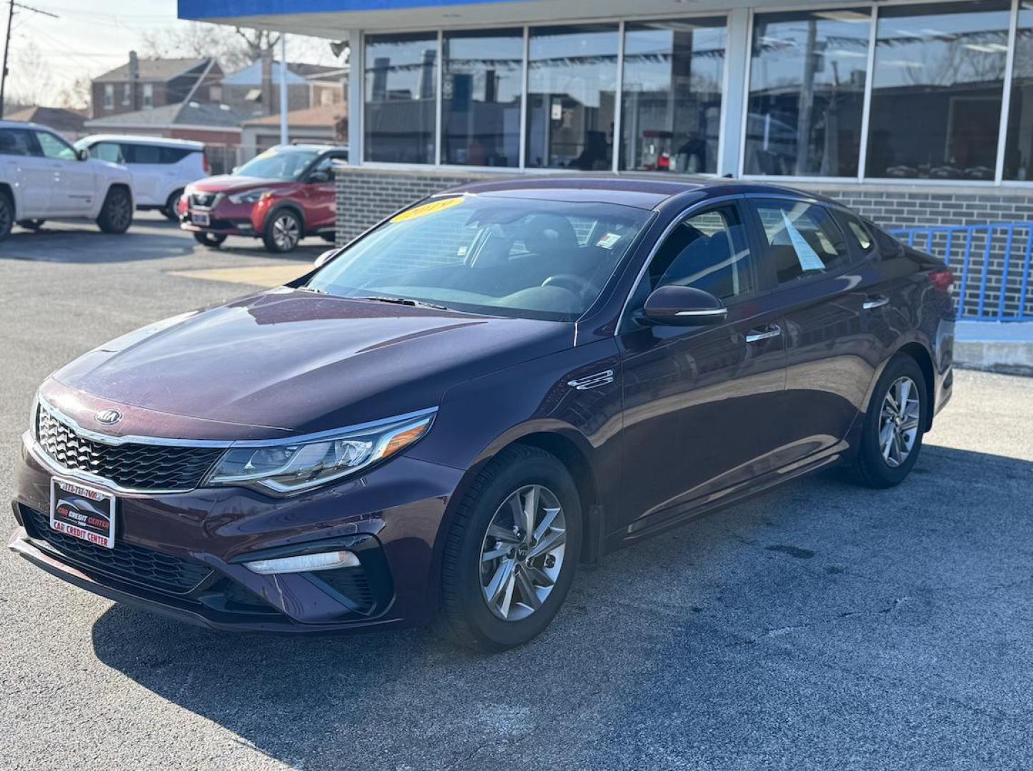 2019 PURPLE Kia Optima LX (5XXGT4L39KG) with an 2.4L L4 DOHC 16V engine, 6A transmission, located at 7600 S Western Ave., Chicago, IL, 60620, (773) 918-3980, 0.000000, 0.000000 - Photo#2