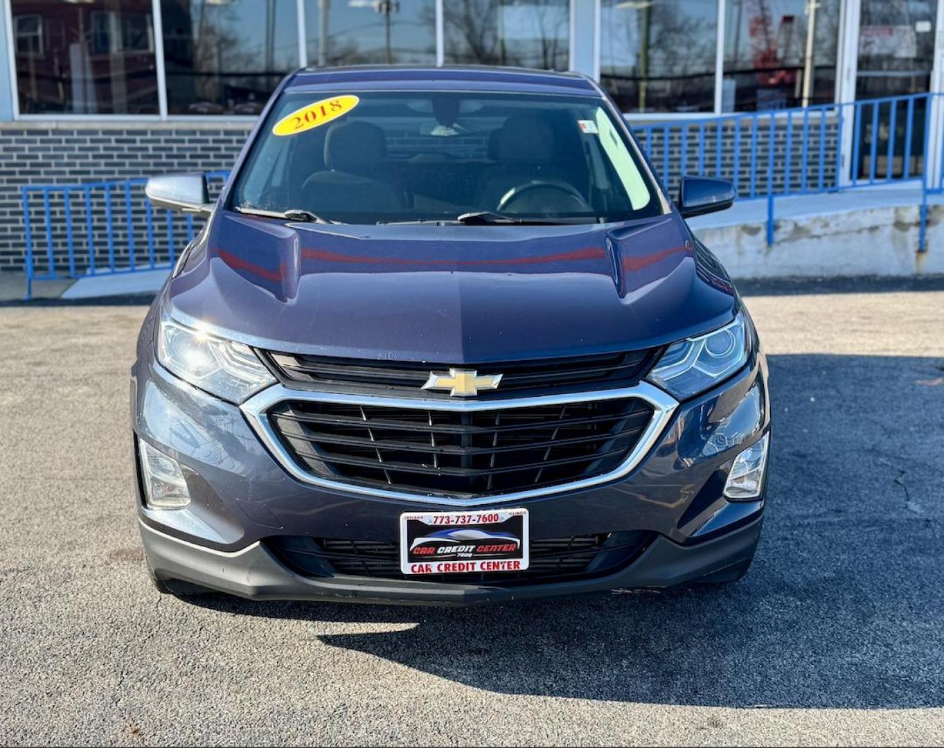 2018 BLUE Chevrolet Equinox LT 2WD (3GNAXJEV6JS) with an 1.5L L4 DIR DOHC 16V TURBO engine, 6A transmission, located at 7600 S Western Ave., Chicago, IL, 60620, (773) 918-3980, 0.000000, 0.000000 - Photo#1