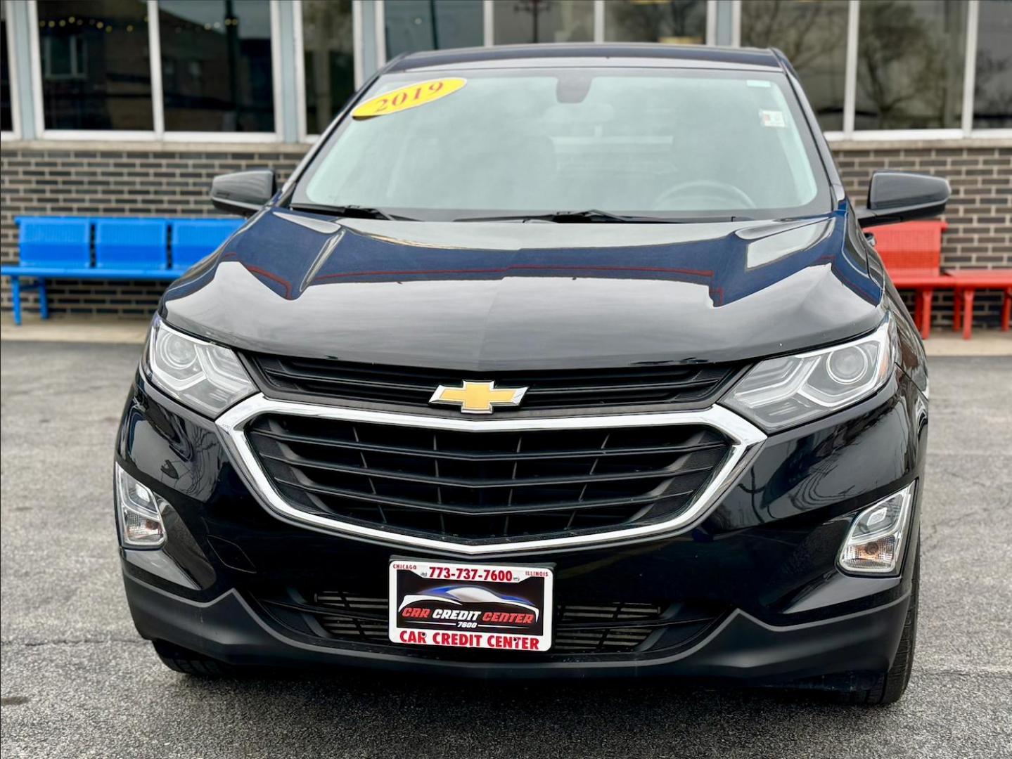 2019 BLACK Chevrolet Equinox LT 1.5 2WD (2GNAXKEV6K6) with an 1.5L L4 DIR DOHC 16V TURBO engine, 6A transmission, located at 7600 S Western Ave., Chicago, IL, 60620, (773) 918-3980, 0.000000, 0.000000 - Photo#1