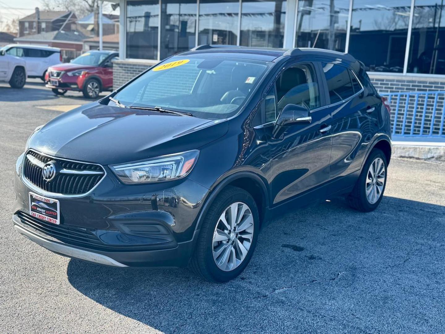 2019 BLACK Buick Encore Preferred AWD (KL4CJESB4KB) with an 1.4L L4 DOHC 16V TURBO engine, 6A transmission, located at 7600 S Western Ave., Chicago, IL, 60620, (773) 918-3980, 0.000000, 0.000000 - Photo#2