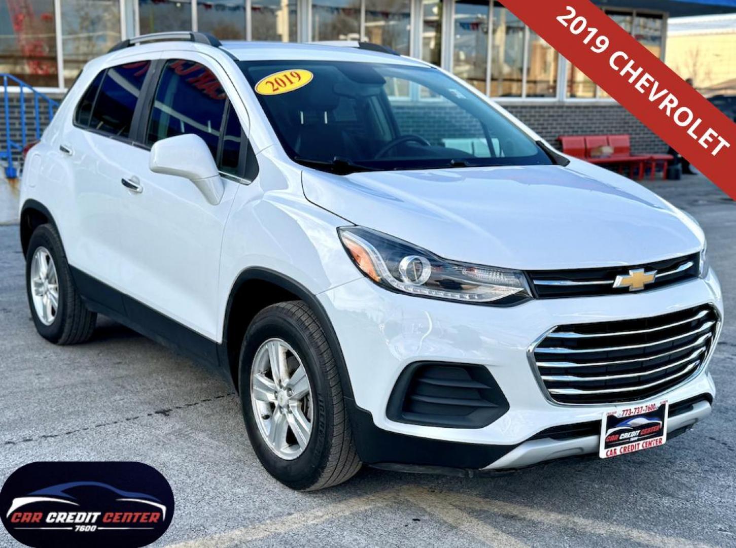 2019 WHITE Chevrolet Trax LT FWD (KL7CJLSB7KB) with an 1.4L L4 DOHC 16V engine, 6A transmission, located at 7600 S Western Ave., Chicago, IL, 60620, (773) 918-3980, 0.000000, 0.000000 - Photo#0