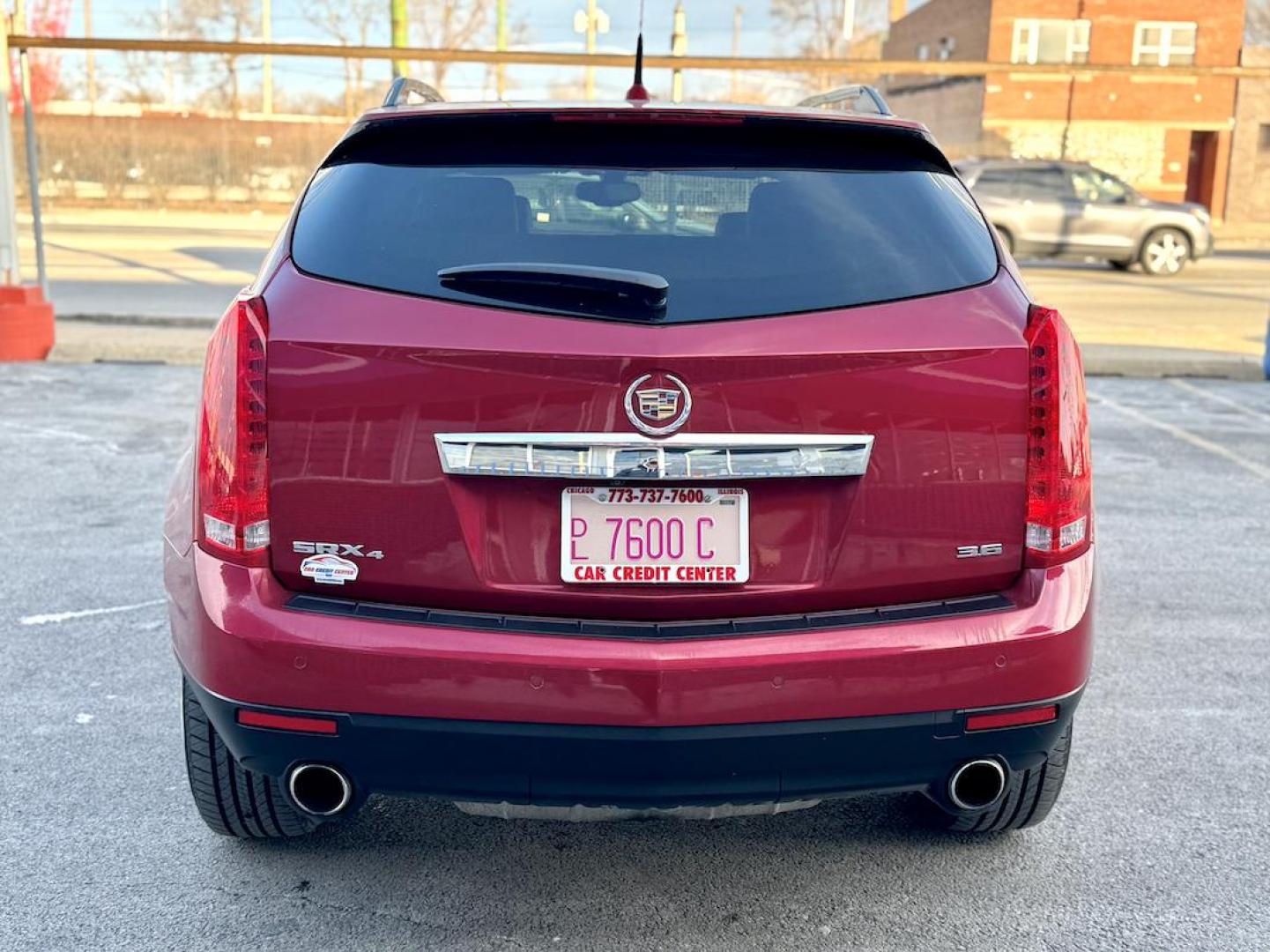 2014 RED Cadillac SRX Luxury Collection AWD (3GYFNEE37ES) with an 3.6L V6 DOHC 24V FFV engine, 6-Speed Automatic transmission, located at 7600 S Western Ave., Chicago, IL, 60620, (773) 918-3980, 0.000000, 0.000000 - Photo#3