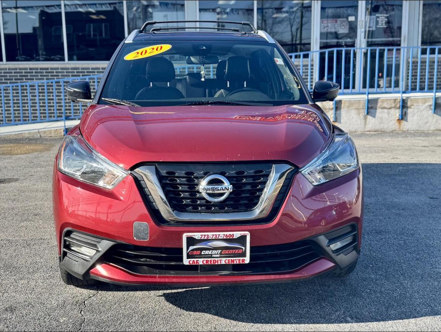 2020 RED Nissan Kicks SR (3N1CP5DV9LL) with an 1.6L L4 engine, CVT transmission, located at 7600 S Western Ave., Chicago, IL, 60620, (773) 918-3980, 0.000000, 0.000000 - Photo#1