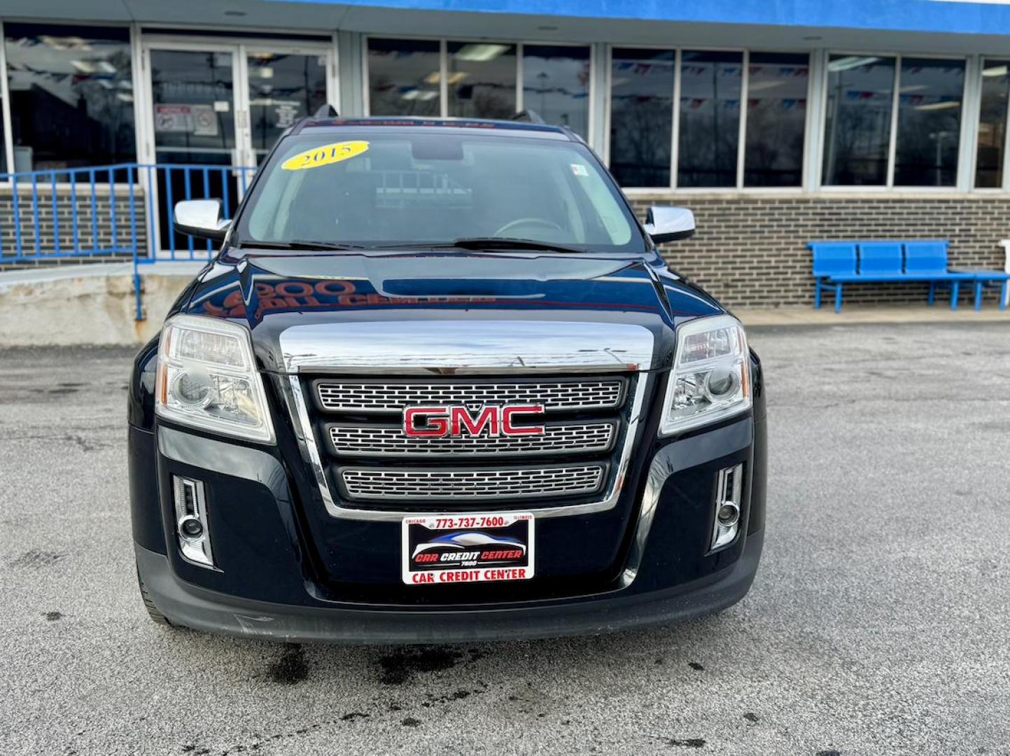 2015 BLACK GMC Terrain SLT1 FWD (2GKALSEK3F6) with an 2.4L L4 DOHC 16V FFV engine, 6-Speed Automatic transmission, located at 7600 S Western Ave., Chicago, IL, 60620, (773) 918-3980, 0.000000, 0.000000 - Photo#1