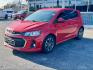 2018 RED Chevrolet Sonic Premier Manual Hatchback (1G1JF6SB2J4) with an 1.4L L4 DOHC 24V TURBO engine, 5M transmission, located at 7600 S Western Ave., Chicago, IL, 60620, (773) 918-3980, 0.000000, 0.000000 - Photo#2