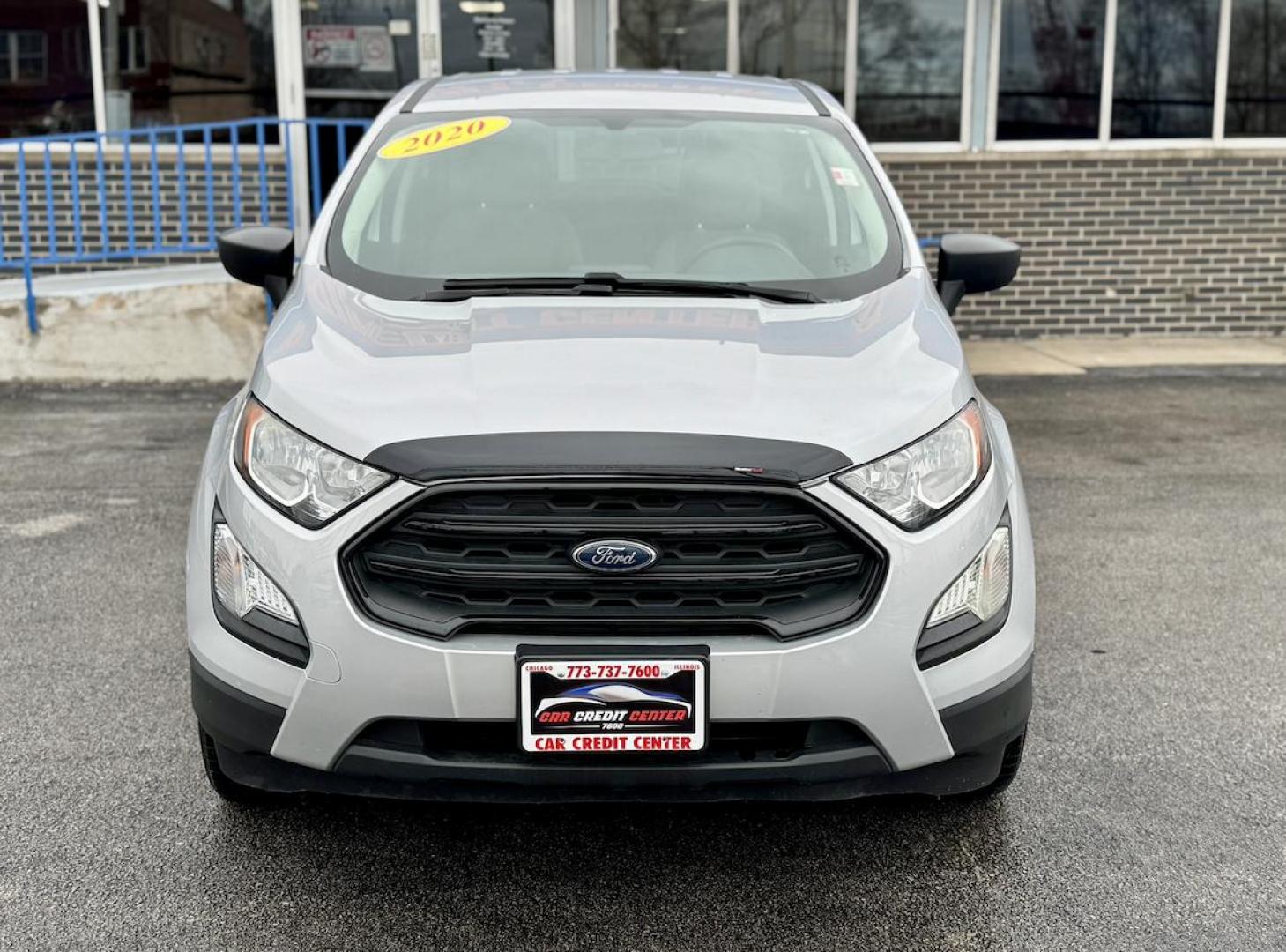 2020 SILVER Ford EcoSport S (MAJ3S2FE6LC) with an 1.0L L3 engine, 6A transmission, located at 7600 S Western Ave., Chicago, IL, 60620, (773) 918-3980, 0.000000, 0.000000 - Photo#1