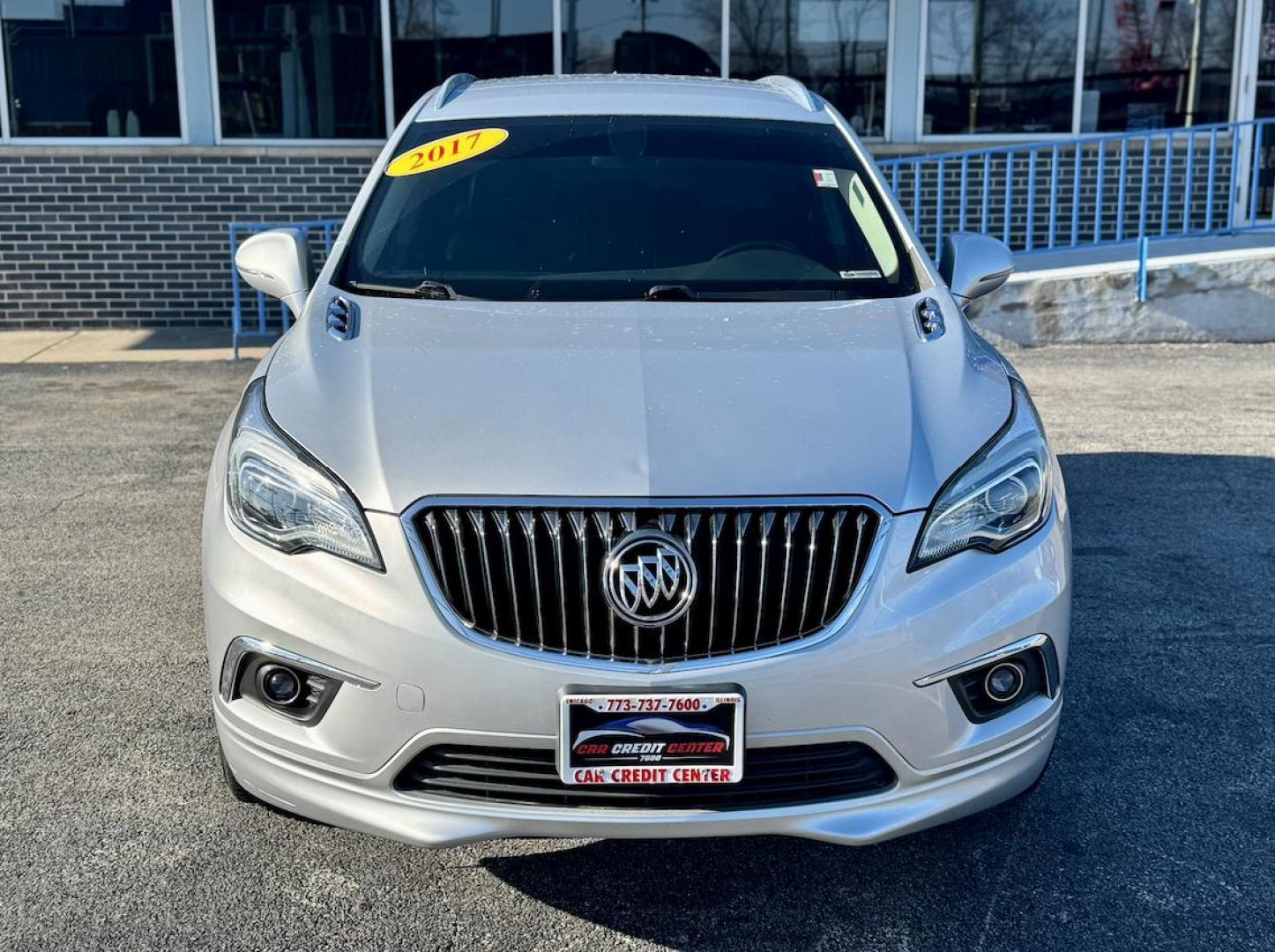 2017 SILVER Buick Envision Essense (LRBFXBSA5HD) with an 2.5L L4 DOHC 24V engine, 6A transmission, located at 7600 S Western Ave., Chicago, IL, 60620, (773) 918-3980, 0.000000, 0.000000 - Photo#1