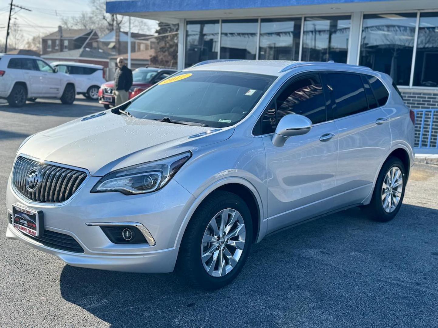 2017 SILVER Buick Envision Essense (LRBFXBSA5HD) with an 2.5L L4 DOHC 24V engine, 6A transmission, located at 7600 S Western Ave., Chicago, IL, 60620, (773) 918-3980, 0.000000, 0.000000 - Photo#2