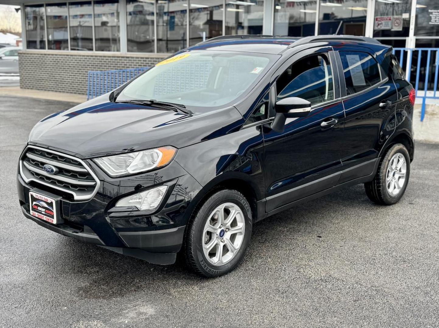 2019 BLACK Ford EcoSport SE AWD (MAJ6S3GL3KC) with an 2.0L L4 DOHC 16V engine, 6A transmission, located at 7600 S Western Ave., Chicago, IL, 60620, (773) 918-3980, 0.000000, 0.000000 - Photo#2