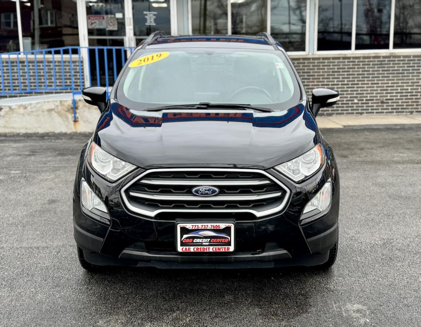 2019 BLACK Ford EcoSport SE AWD (MAJ6S3GL3KC) with an 2.0L L4 DOHC 16V engine, 6A transmission, located at 7600 S Western Ave., Chicago, IL, 60620, (773) 918-3980, 0.000000, 0.000000 - Photo#1