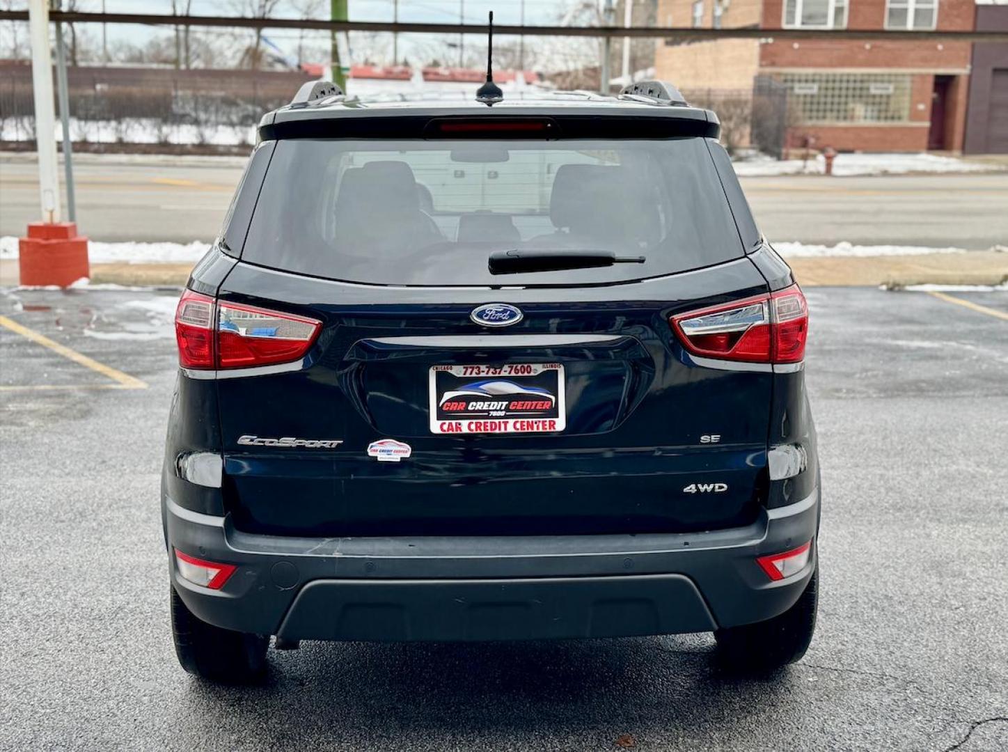 2019 BLACK Ford EcoSport SE AWD (MAJ6S3GL3KC) with an 2.0L L4 DOHC 16V engine, 6A transmission, located at 7600 S Western Ave., Chicago, IL, 60620, (773) 918-3980, 0.000000, 0.000000 - Photo#3