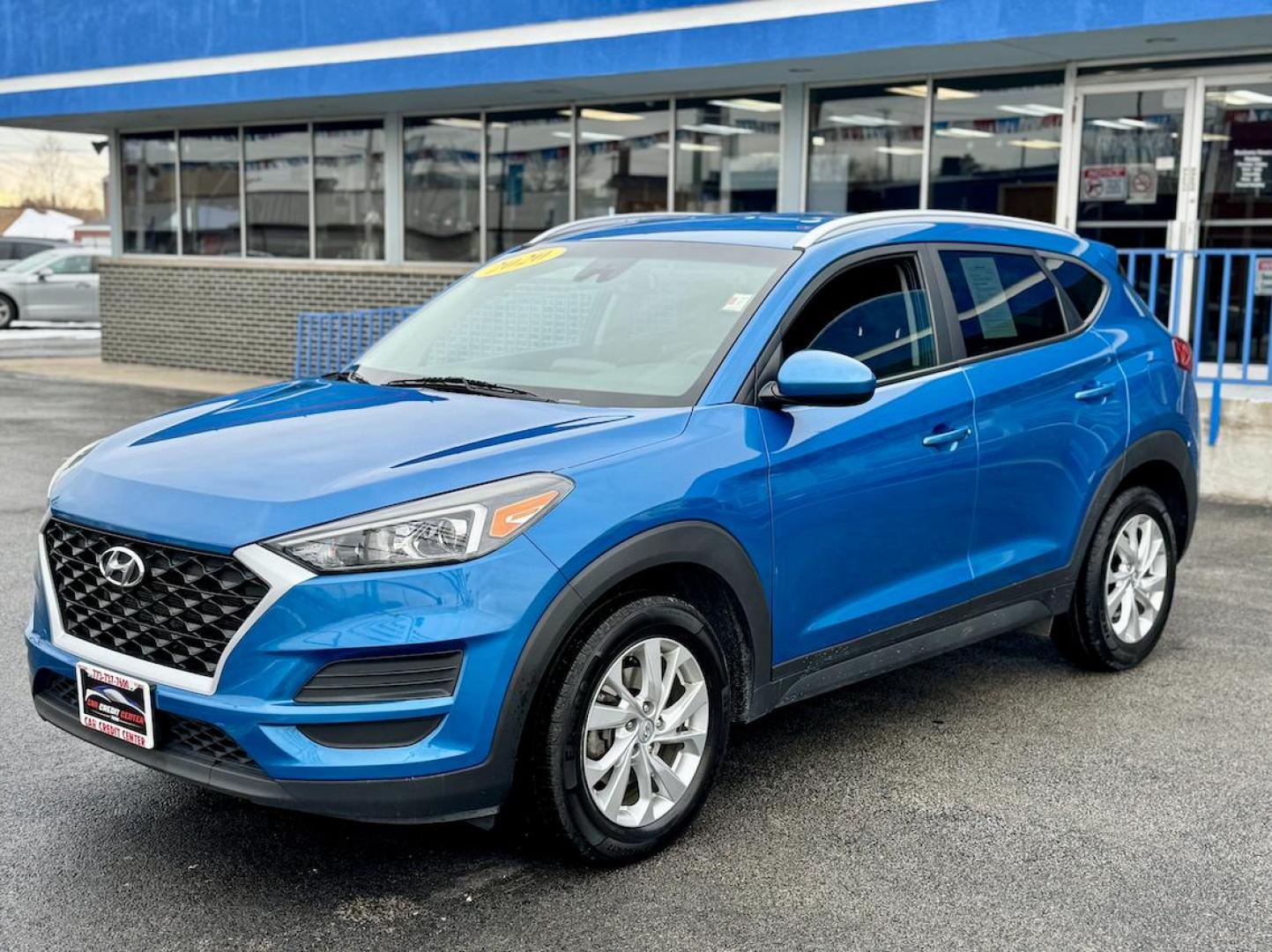 2020 BLUE Hyundai Tucson Value (KM8J33A41LU) with an 2.0L L4 DOHC 16V engine, 6A transmission, located at 7600 S Western Ave., Chicago, IL, 60620, (773) 918-3980, 0.000000, 0.000000 - Photo#2