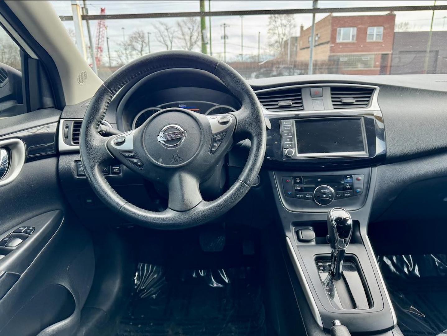 2019 WHITE Nissan Sentra S CVT (3N1AB7AP6KY) with an 1.8L L4 SFI DOHC 16V engine, CVT transmission, located at 7600 S Western Ave., Chicago, IL, 60620, (773) 918-3980, 0.000000, 0.000000 - Photo#6