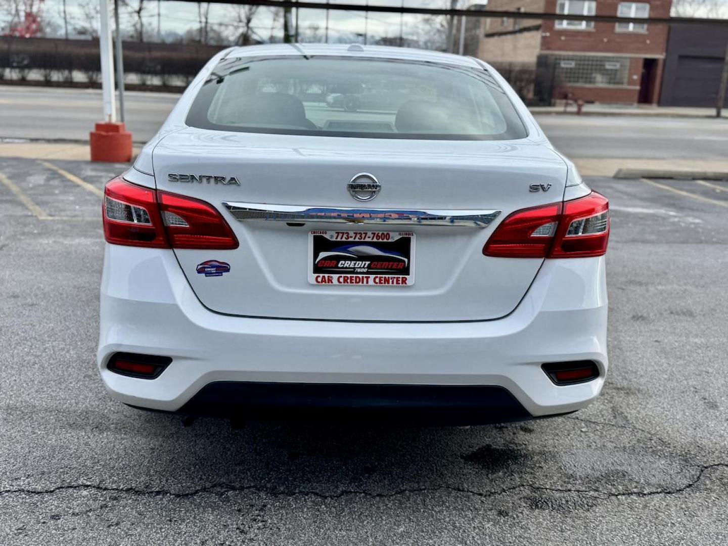 2019 WHITE Nissan Sentra S CVT (3N1AB7AP6KY) with an 1.8L L4 SFI DOHC 16V engine, CVT transmission, located at 7600 S Western Ave., Chicago, IL, 60620, (773) 918-3980, 0.000000, 0.000000 - Photo#3