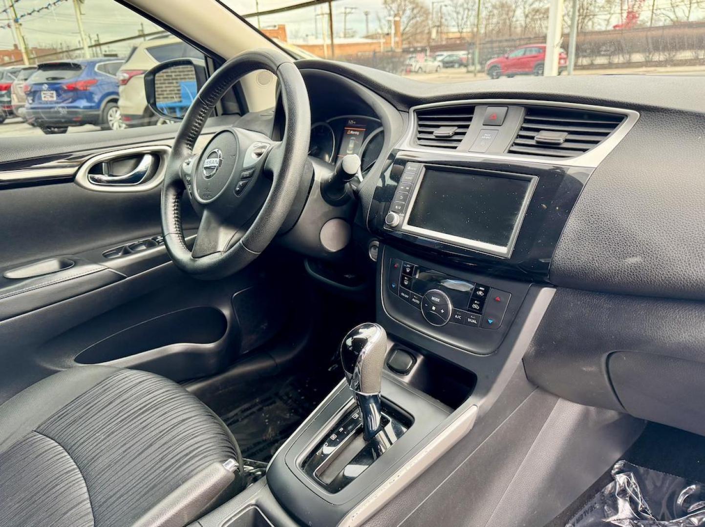 2019 WHITE Nissan Sentra S CVT (3N1AB7AP6KY) with an 1.8L L4 SFI DOHC 16V engine, CVT transmission, located at 7600 S Western Ave., Chicago, IL, 60620, (773) 918-3980, 0.000000, 0.000000 - Photo#8