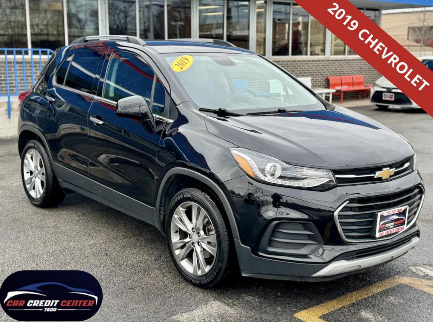 2019 BLACK Chevrolet Trax LT FWD (3GNCJLSB4KL) with an 1.4L L4 DOHC 16V engine, 6A transmission, located at 7600 S Western Ave., Chicago, IL, 60620, (773) 918-3980, 0.000000, 0.000000 - Photo#0