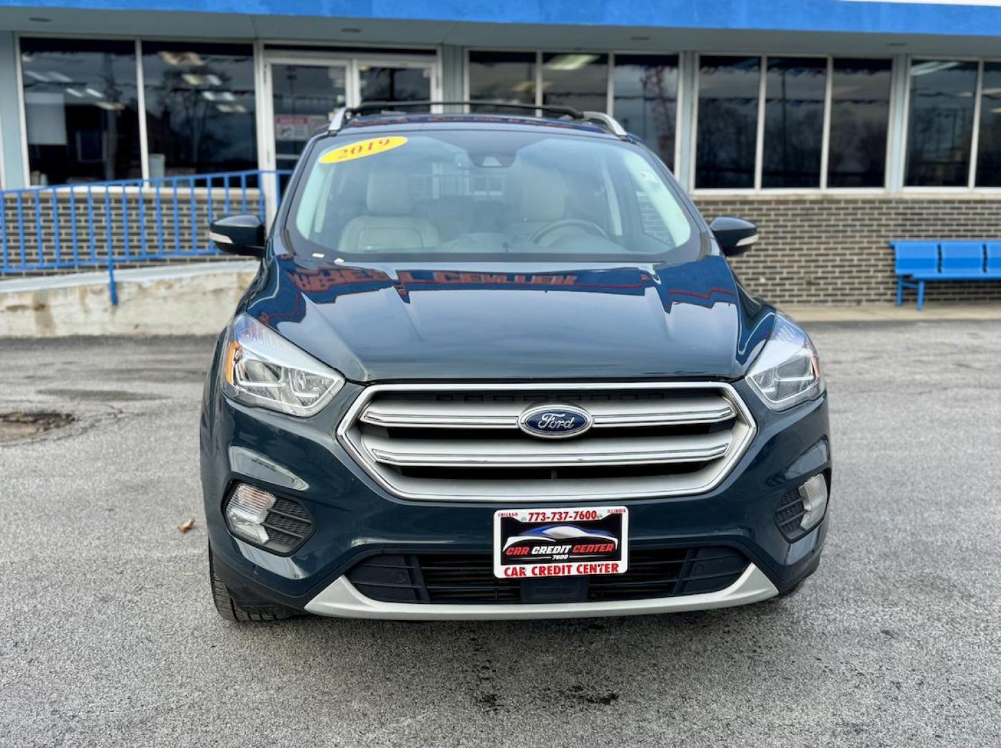 2019 GRAY Ford Escape Titanium FWD (1FMCU0J95KU) with an 2.0L L4 DOHC 16V engine, 6A transmission, located at 7600 S Western Ave., Chicago, IL, 60620, (773) 918-3980, 0.000000, 0.000000 - Photo#1