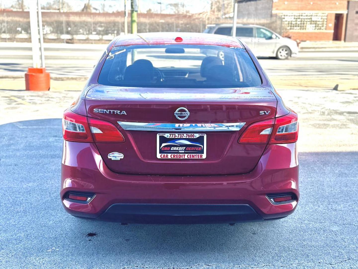 2016 RED Nissan Sentra FE+ S (3N1AB7AP5GY) with an 1.8L L4 SFI DOHC 16V engine, CVT transmission, located at 7600 S Western Ave., Chicago, IL, 60620, (773) 918-3980, 0.000000, 0.000000 - Photo#4