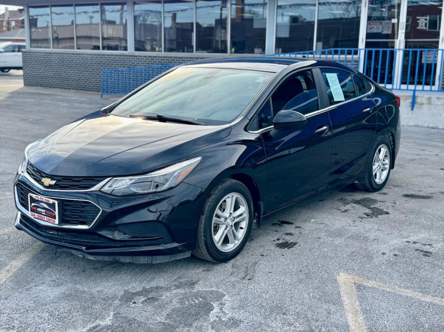 2016 BLACK Chevrolet Cruze LT Auto (1G1BE5SM1G7) with an 1.4L L4 DOHC 16V TURBO engine, 6A transmission, located at 7600 S Western Ave., Chicago, IL, 60620, (773) 918-3980, 0.000000, 0.000000 - Photo#2