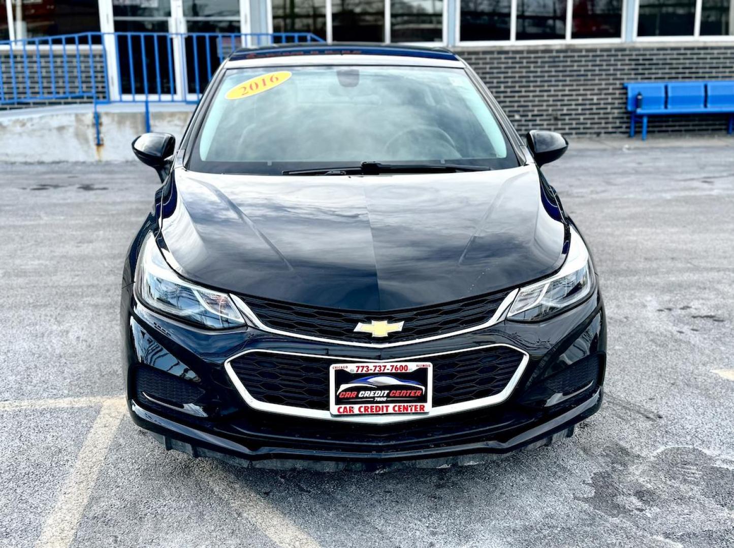 2016 BLACK Chevrolet Cruze LT Auto (1G1BE5SM1G7) with an 1.4L L4 DOHC 16V TURBO engine, 6A transmission, located at 7600 S Western Ave., Chicago, IL, 60620, (773) 918-3980, 0.000000, 0.000000 - Photo#1