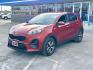 2021 RED Kia Sportage LX FWD (KNDPM3AC9M7) with an 2.4L V6 DOHC 24V engine, 6A transmission, located at 7600 S Western Ave., Chicago, IL, 60620, (773) 918-3980, 0.000000, 0.000000 - Photo#2