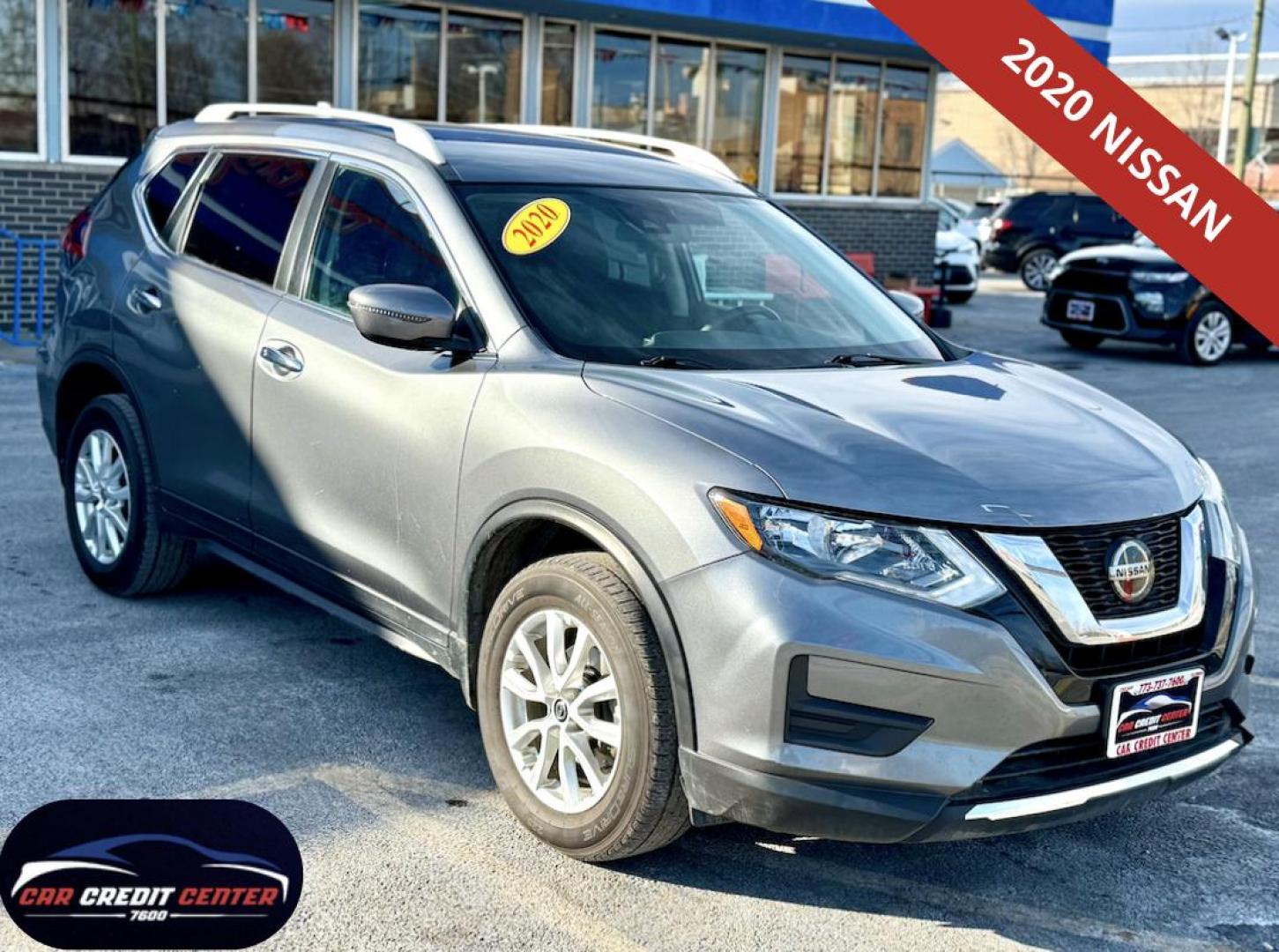 2020 GRAY Nissan Rogue S AWD (5N1AT2MV5LC) with an 2.5L L4 DOHC 16V engine, CVT transmission, located at 7600 S Western Ave., Chicago, IL, 60620, (773) 918-3980, 0.000000, 0.000000 - Photo#0