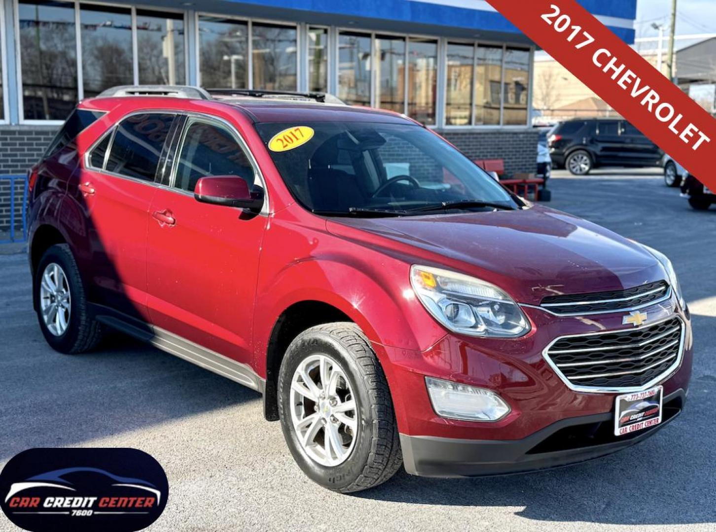 2017 RED Chevrolet Equinox LT AWD (2GNFLFEK1H6) with an 2.4L L4 DOHC 16V FFV engine, 6A transmission, located at 7600 S Western Ave., Chicago, IL, 60620, (773) 918-3980, 0.000000, 0.000000 - Photo#0