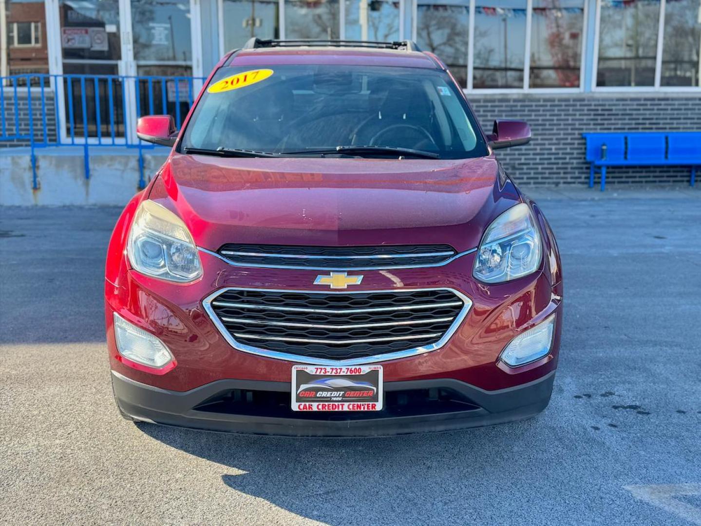 2017 RED Chevrolet Equinox LT AWD (2GNFLFEK1H6) with an 2.4L L4 DOHC 16V FFV engine, 6A transmission, located at 7600 S Western Ave., Chicago, IL, 60620, (773) 918-3980, 0.000000, 0.000000 - Photo#1