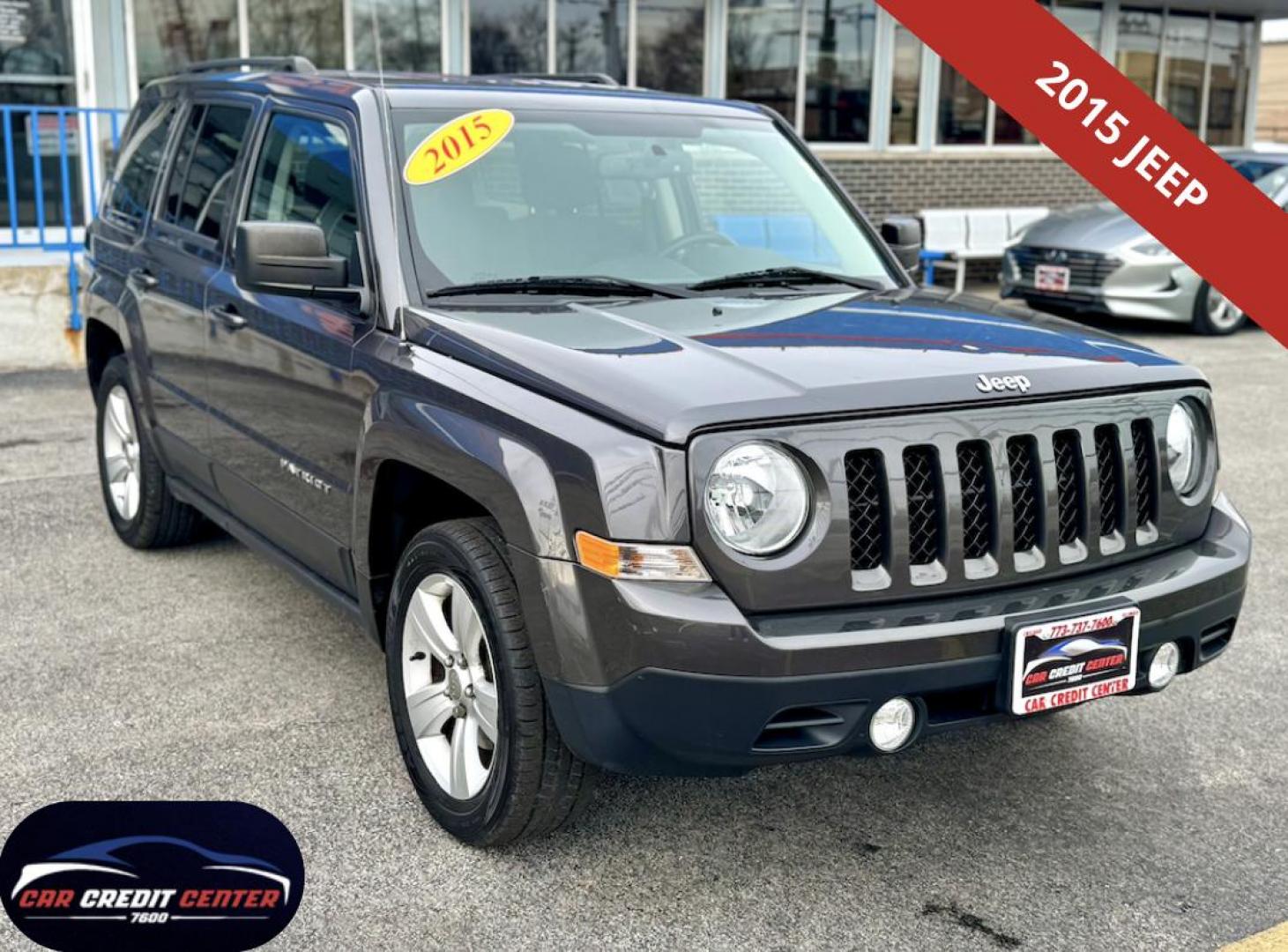 2015 GRAY Jeep Patriot Latitude 2WD (1C4NJPFB1FD) with an 2.4L L4 DOHC 16V engine, located at 7600 S Western Ave., Chicago, IL, 60620, (773) 918-3980, 0.000000, 0.000000 - Photo#0