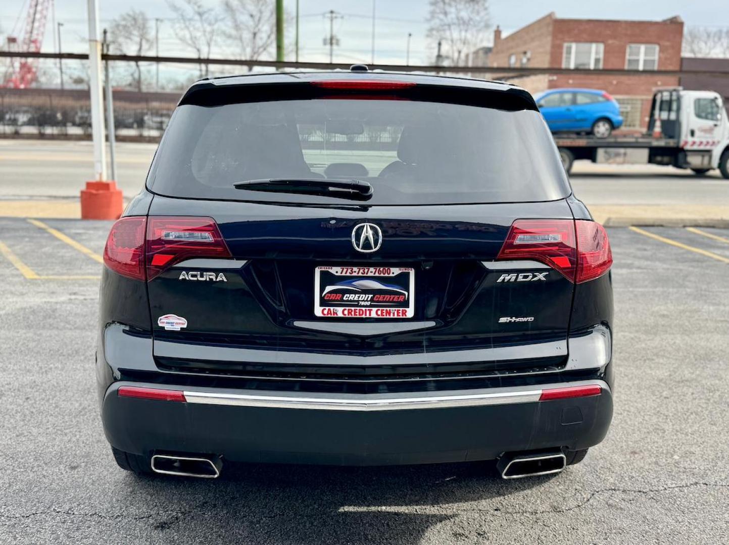 2012 BLACK Acura MDX 6-Spd AT w/Tech Package (2HNYD2H3XCH) with an 3.5L V6 SOHC 24V engine, 6-Speed Automatic transmission, located at 7600 S Western Ave., Chicago, IL, 60620, (773) 918-3980, 0.000000, 0.000000 - Photo#3