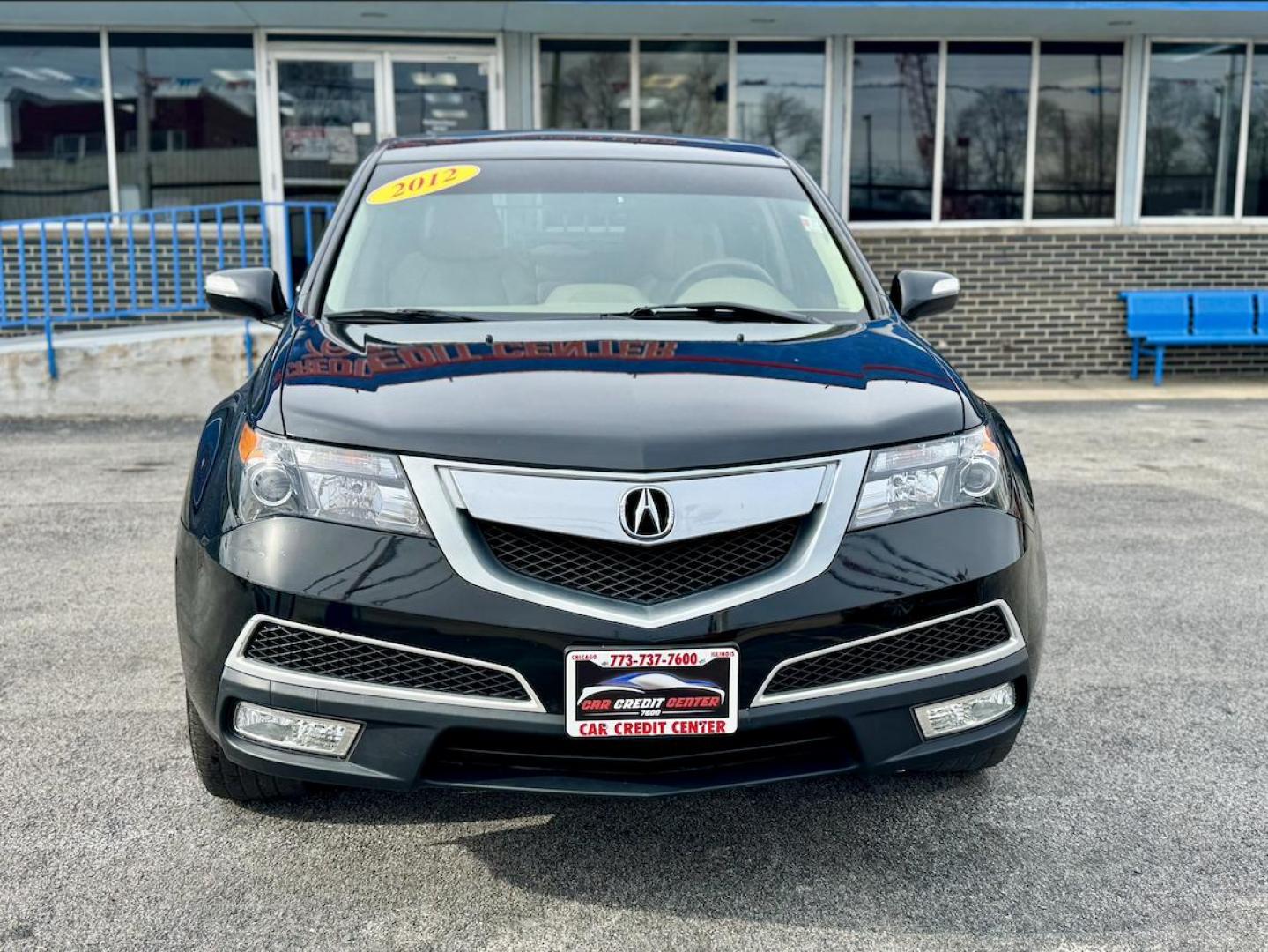 2012 BLACK Acura MDX 6-Spd AT w/Tech Package (2HNYD2H3XCH) with an 3.5L V6 SOHC 24V engine, 6-Speed Automatic transmission, located at 7600 S Western Ave., Chicago, IL, 60620, (773) 918-3980, 0.000000, 0.000000 - Photo#1