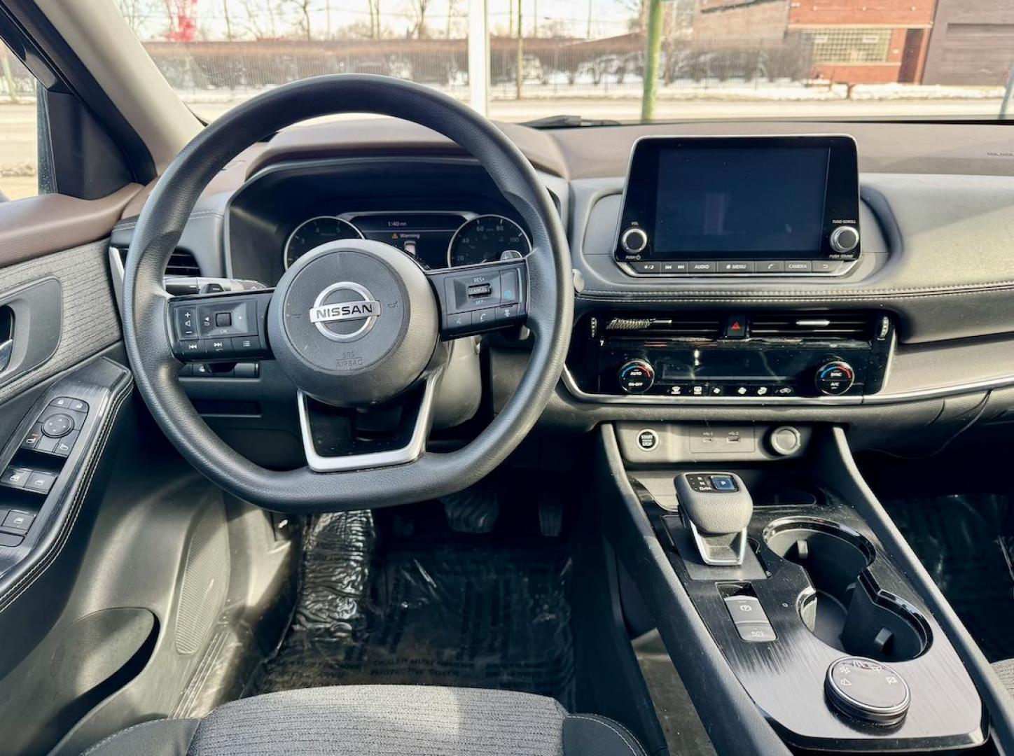 2021 BLACK Nissan Rogue SV AWD (5N1AT3BB1MC) with an 2.5L L4 DOHC 16V engine, CVT transmission, located at 7600 S Western Ave., Chicago, IL, 60620, (773) 918-3980, 0.000000, 0.000000 - Photo#7