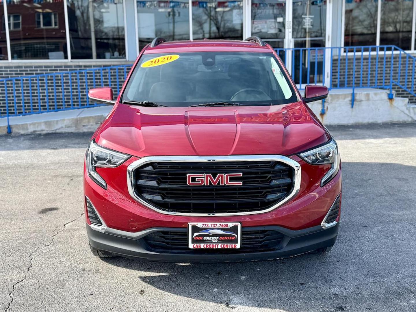 2020 RED GMC Terrain SLE (3GKALMEV1LL) with an 1.4L L4 DOHC 16V TURBO engine, 6A transmission, located at 7600 S Western Ave., Chicago, IL, 60620, (773) 918-3980, 0.000000, 0.000000 - Photo#1