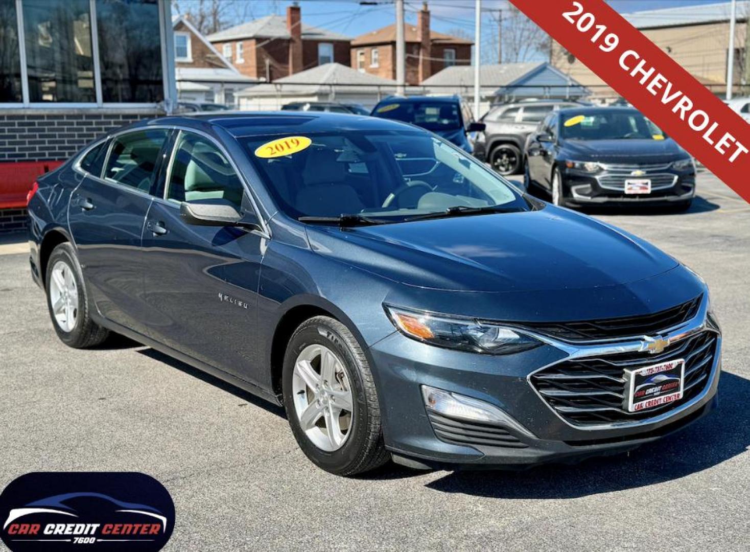 2019 GRAY Chevrolet Malibu 1FL (1G1ZC5ST7KF) with an 1.5L L4 DOHC 16V engine, 6A transmission, located at 7600 S Western Ave., Chicago, IL, 60620, (773) 918-3980, 0.000000, 0.000000 - Photo#0